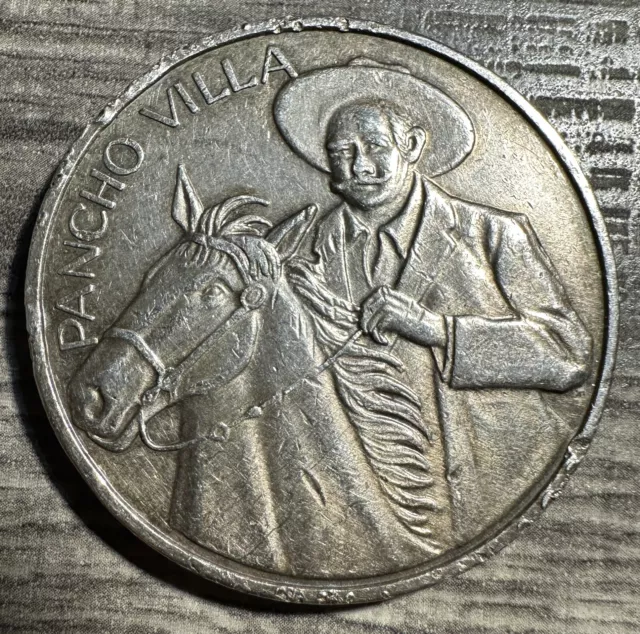 Pancho Villa Dos Onzas Troy .999 Plata Pura Silver Round 2 oz 2 ounces .999 pure Pancho Villa Dos Onzas Troy .999 Plata Pura Silver Round 2 oz 2 ounces .999 pure