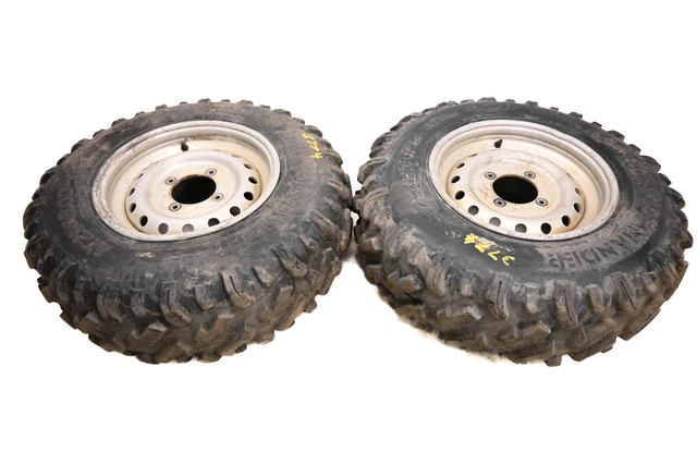 08 Kawasaki Brute Force 750 4x4i Rear Wheels Rims & Tires At25X8-12 KVF750