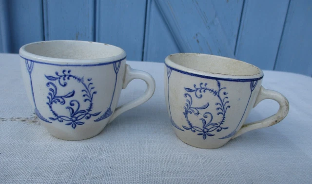 2 Tasses A Cafe Anciennes Hamage St Amand Nord Saxe