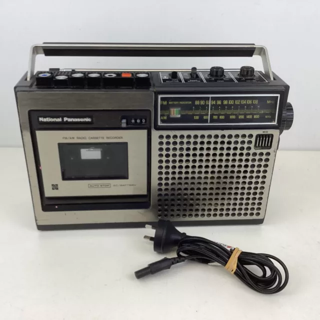 National Panasonic RQ-542B AM/FM Radio And Cassette Player (O) S#533