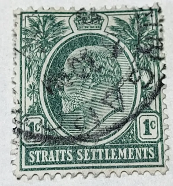 STRAITS  SETTLEMENTS BRITISH COLONY  1 C STAMP   (my ref D 3 ) [ST 16 ]