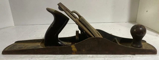 Antique Bailey Stanley Corrugated Bottom Wood Plane No.6 Woodworking Tools 18"
