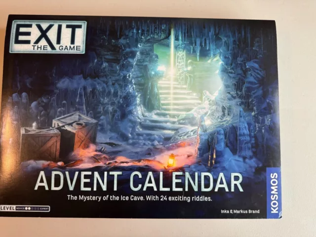 EXIT The Game Advent Calendar The Mystery of The Ice Cave PLEASE READ