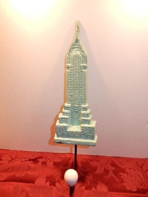 Vintage Cast Iron Empire State Building Coat Hanger