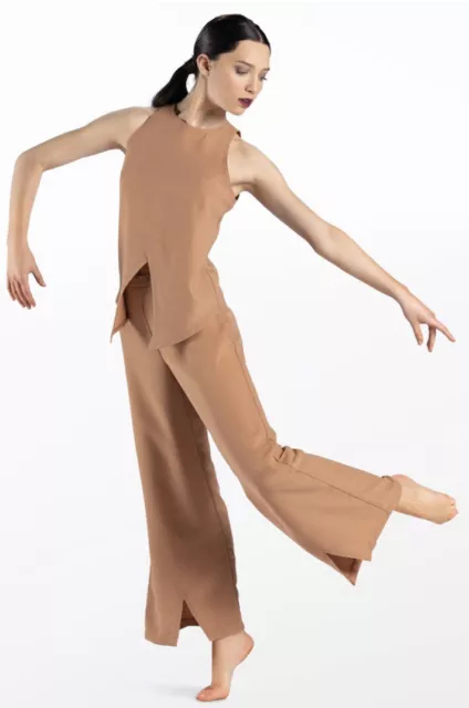 Costume da ballo Weissman Contemporaneo Moderno LC Ragazze Set Grande Tunica & Pantaloni