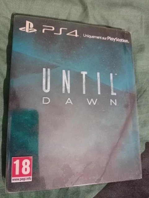 Until Dawn Edition Steelbook – Jeu PS4/PS5, Version FR Complète, Rare, Très Bon état