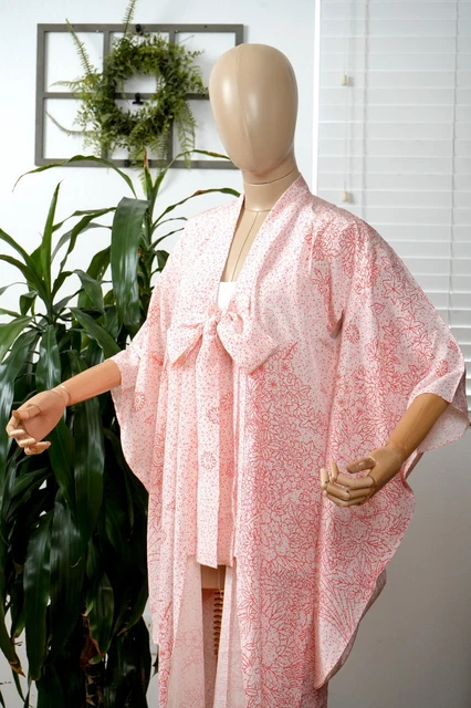 Dear Vanilla Japanese Hitoe Juban Undergown Women's Kimono Genuine Vintage Mint 2