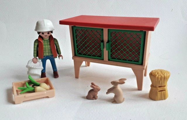 Clapier à Lapins Playmobil 5123 - Pour Ferme Et Maison - Occasion - Figurine 1758