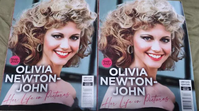Lot of 2 OLIVIA NEWTON-JOHN: HER LIFE IN PICTURES 1948-2022 a360MEDIA Magazines
