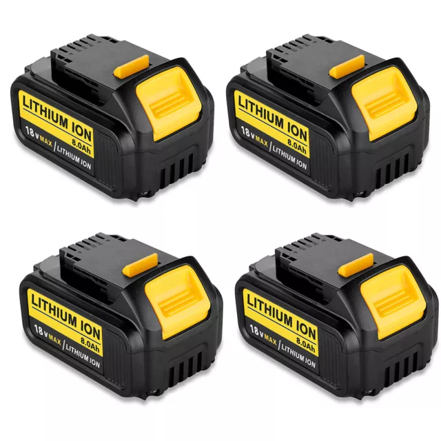 18V 8.0Ah Li-ion XR Slide Battery for DEWALT 18V 6Ah Twin pack Long Life Trade