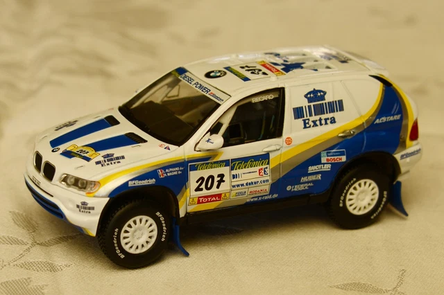 AH139 SOLIDO 1/43 BMW X5 RALLY X-RAID H. MAGNE L. ALPHAND #207