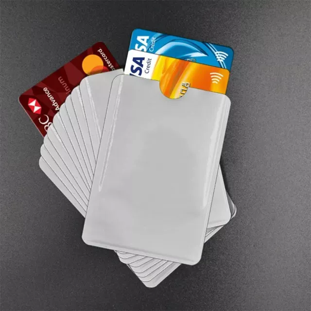 10 RFID Blocking Signal Secure Credit Card Car Key Holder Protector Case Sleeves