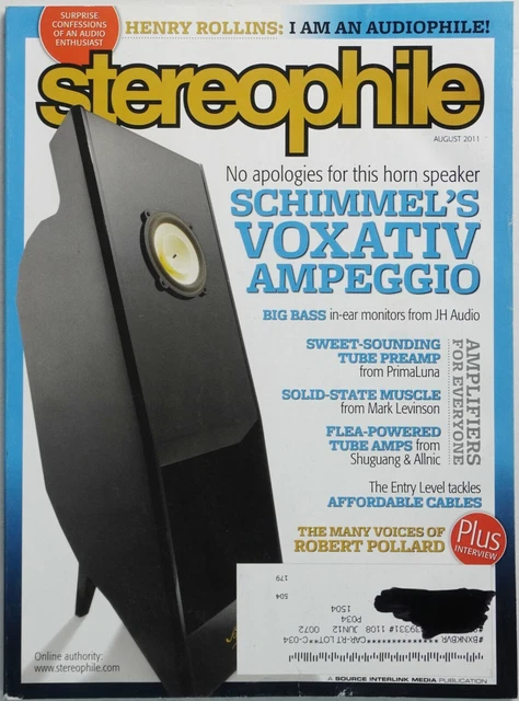 Stereophile Magazine August 2011 Schimmel Voxativ Ampeggio Shuguang Tube Amp