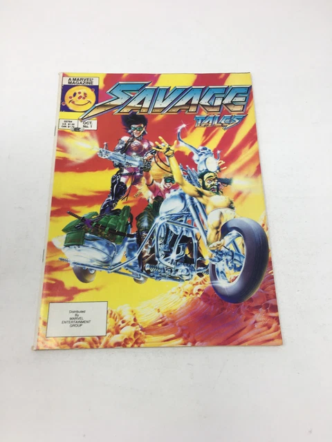 SAVAGE TALES 1 1985 1st appearance of NAM Marvel Magazine
