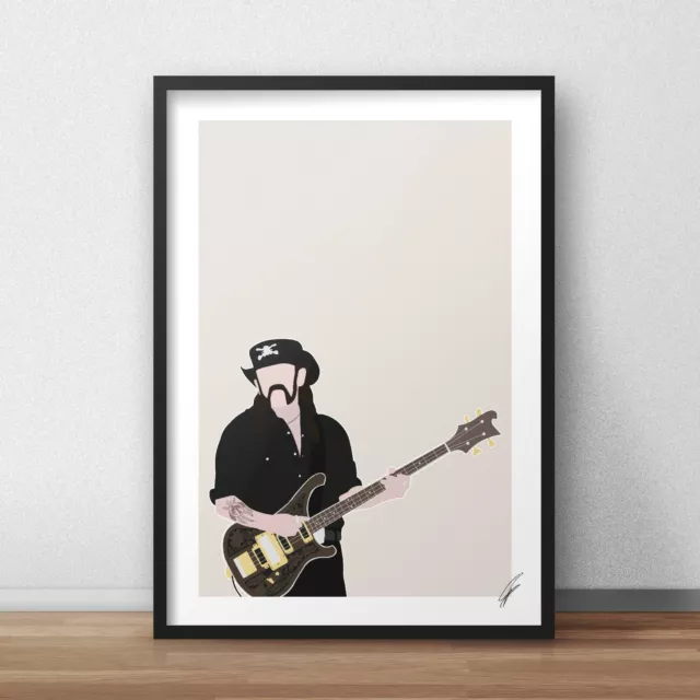 Lemmy INSPIRED WALL ART Print / Poster A4 A3 motorhead ace of spades