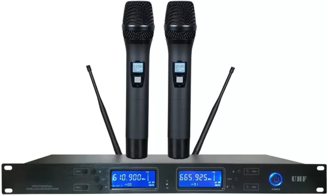 Microfono UHF Wireless 50 canali kit da 2 PU-222