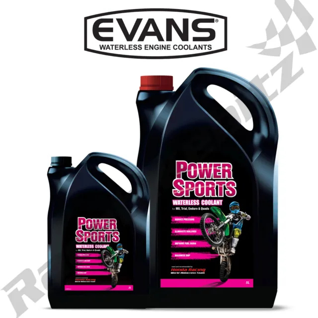 Evans Power Sports Waterless Engine Coolant Antifreeze for MX Trial Enduro sport