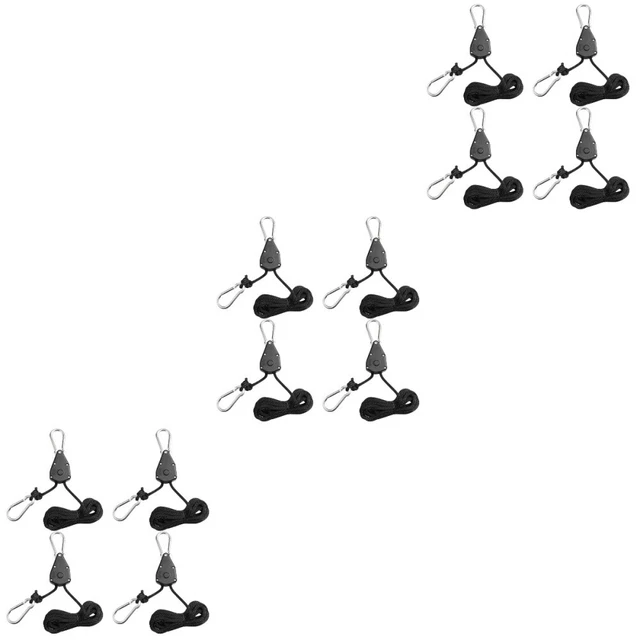 12 pcs Seil Clip Aufhänger Einstellbare Licht Kleiderbügel 2