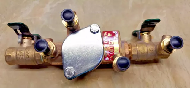 Watts 1/2" LF007-QT Double Check Valve Assembly and Backflow Preventer