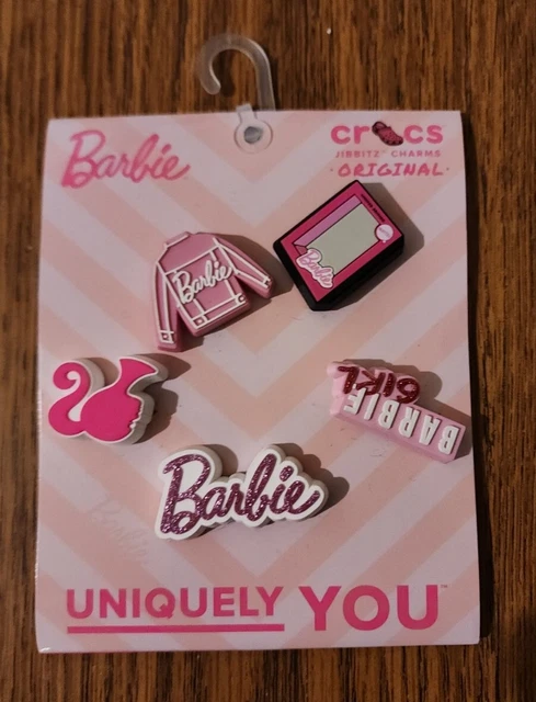 Uniquely You Crocs Jibbitz Charms Barbie 5 Pack