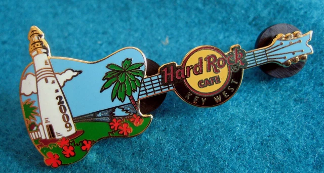 Telecaster Pin KEY WEST FLORIDA KEYS LIGHTHOUSE TELECASTER GUITAR Hard Rock Cafe PIN £ ...