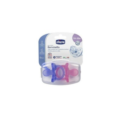 Chicco CHICCO 2 Gommotti 0-2m Bimba Gommotto Physio Soft Silicone Succhiotto Ciuccio 