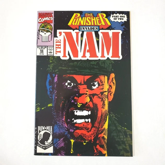 Nam The Punisher Invades #52 (1986 Series) Direct Vol. 1 Marvel Comic Book 1991