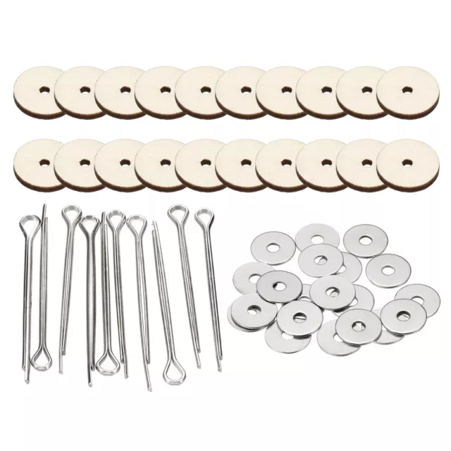 16mm Doll Joints, 20 Set Cotter Pin Joints Connector and Fiberboard Tray