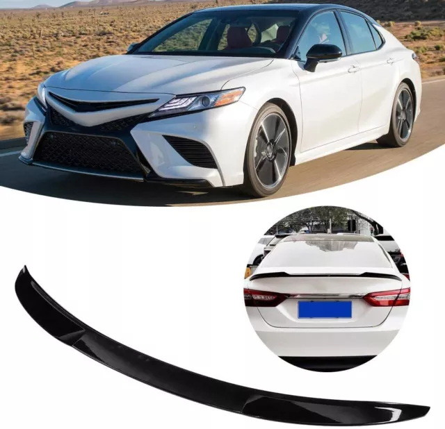 FOR 20182024 TOYOTA Camry Gloss Black JDM V Style Rear Trunk Spoiler