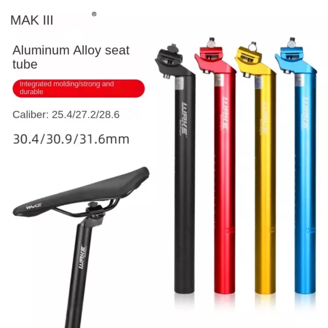 350mm Bicycle Seat Post 25.4/-31.6mm Bike Seatpost Adjustable for MTB Seat Tube