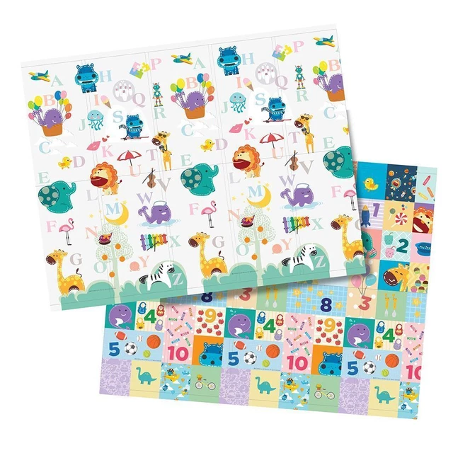 Marcus & Marcus Soft Foam Reversible Playmat 196x147cm Mat ABC Baby/Infant 0+