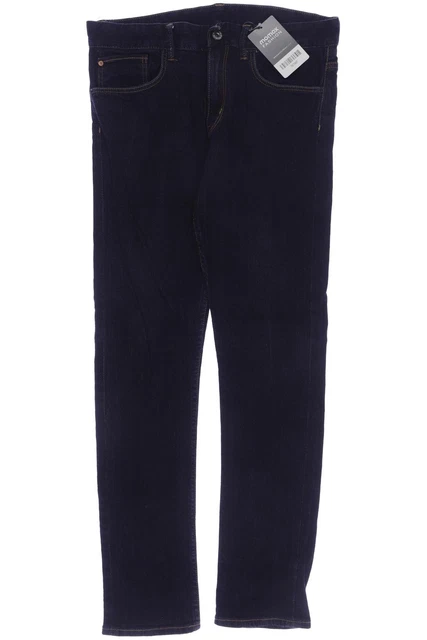 H&M jeans ragazzi pantaloni denim taglia EU 158 elastan, cotone blu navy #5j1ggf