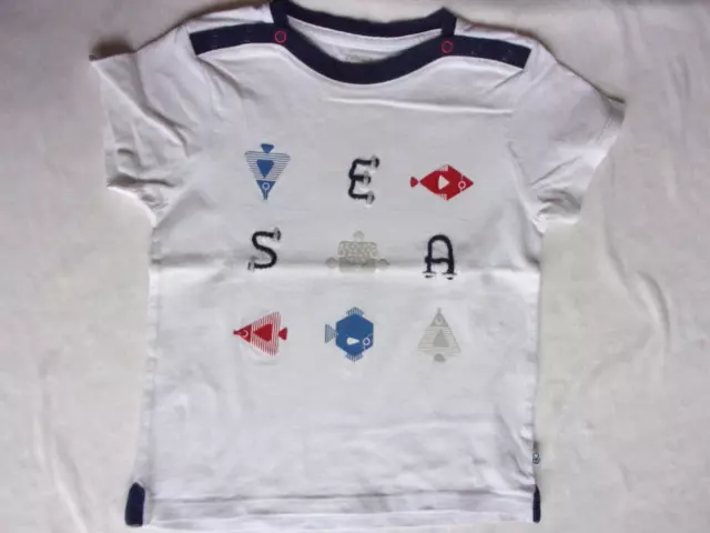 Réf.223  T-SHIRT Bébé Garçon manche courte fantaisie Marque OBAÏBI   24 Mois