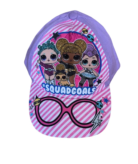 Cappello da sole LOL Surprise bambini bambine cappello da baseball viola 52 cm