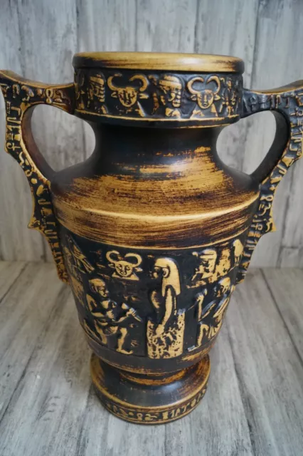 große Vase Bodenvase mit Henkel 50cm