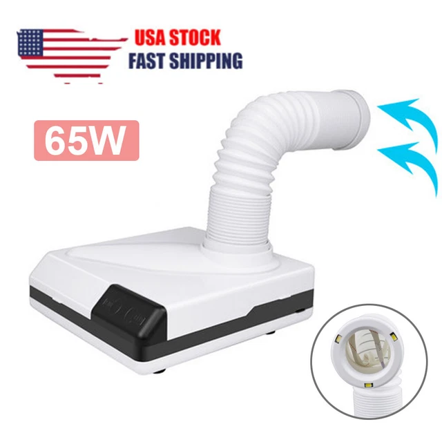 Portable Dental Lab Desktop Dust Collector Machine Vacuum Cleaner 65W 3 LED CE