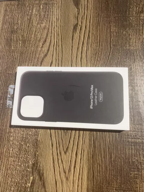 Apple iPhone 12 Pro Max Black leather case