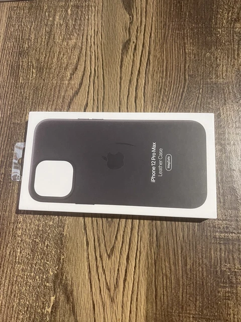 Apple iPhone 12 Pro Max Black leather case