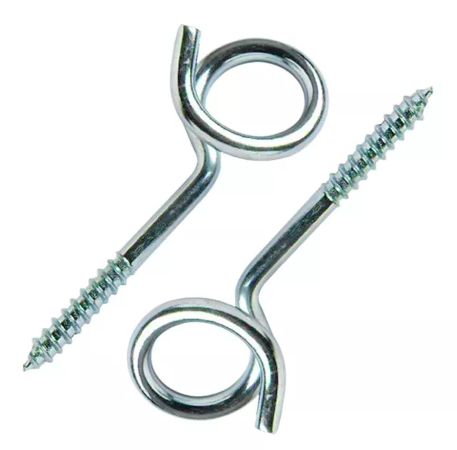 Extra Heavy Duty Swing Hook Pigtail Screw In Hoop Hooks Hanging Loop Garden Shed