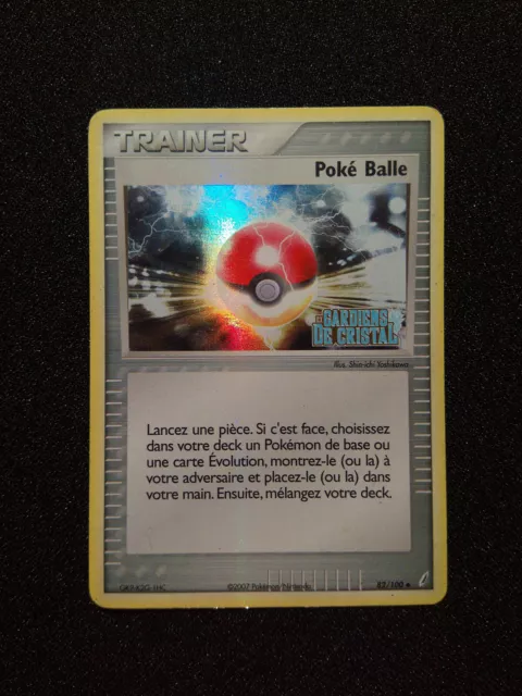 Poké Balle 82/100 Unco Holo Reverse Ex Gardiens de Cristal FR carte Pokémon #87