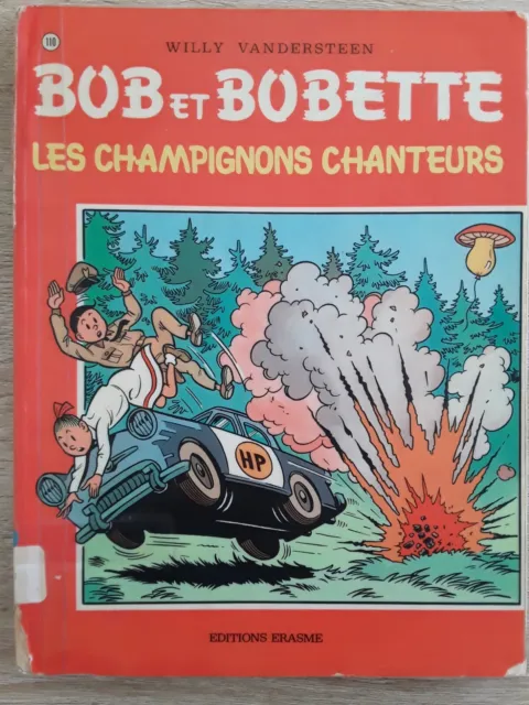 BD-BOB et BOBETTE-N°110-LES CHAMPIGNONS CHANTEURS -1980-VANDERSTEEN-ERASME-