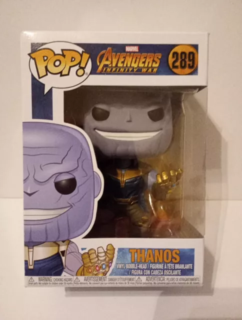 Funko Pop! Marvel Avengers Infinity War Thanos #289 mit Handschuh. Brandneu.