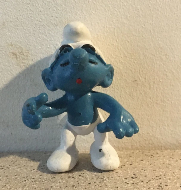 Figurine smurf Schtroumpf Puffi Schlumpfe schleich grand papa avec