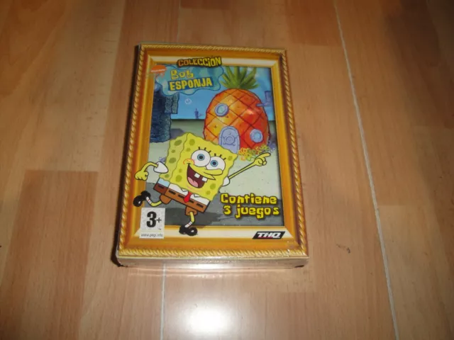 Bob Esponja Coleccion Triple Pack Contiene 3 Juegos Para Pc Nuevo Precintado