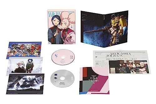 Gundam Witch of Mercury vol.4 Special Limited Edition Blu-ray Disc JAPANESE