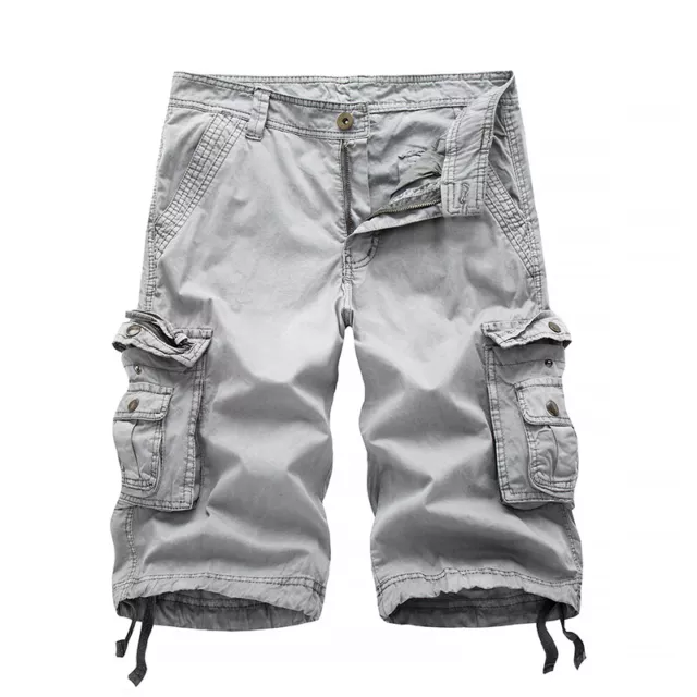 Men Tactical Military Combat Cargo Shorts Half Pants Casual Camo Army Trousers ♧