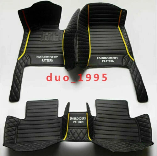 For 1999-2021 Ford-Mustang luxury custom waterproof floor mats