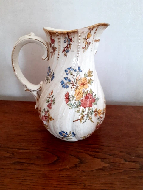 RARE ....pichet, pot à lait ancien de Sarreguemines