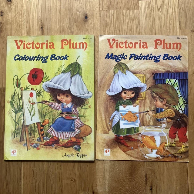 WESTERN BOOK PICTURE Coloring Angela Rippon Made In England Vintage £43 ...