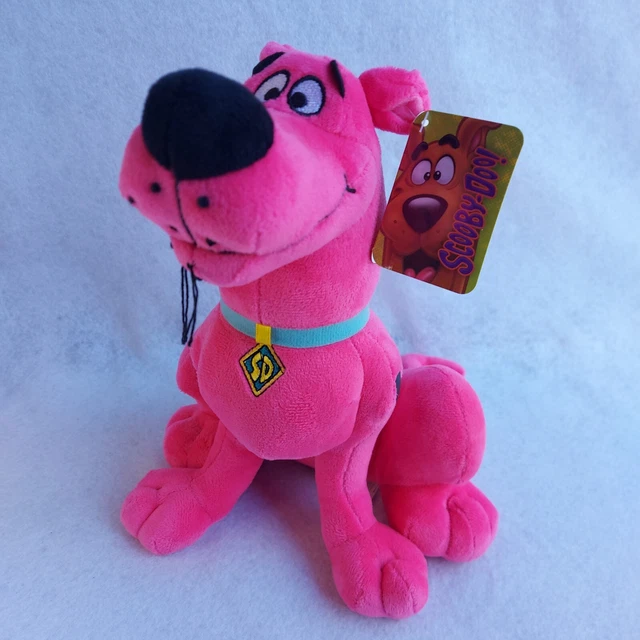 RARE HANNA BARBERA Pink Scooby Doo Dog Soft Toy Plush Collectable By